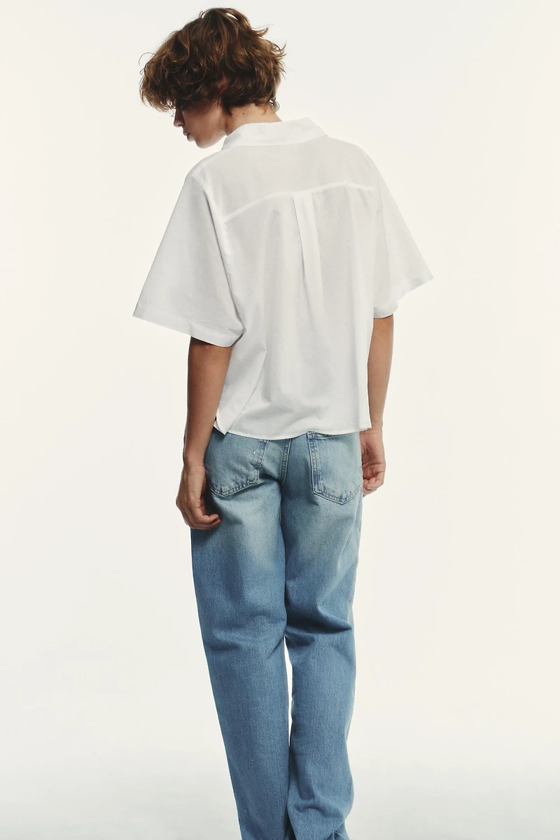 SEMI-SHEER COTTON SHIRT