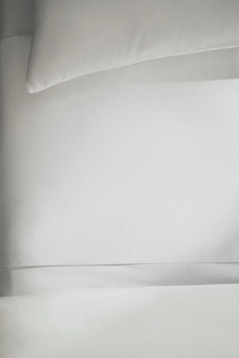 DRAP DE DESSUS PERCALE COTON (500 FILS)