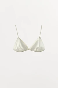 SILK LACE TRIANGLE BRA