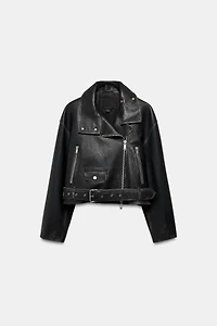 ZW COLLECTION LIMITED EDITION LEATHER BIKER JACKET