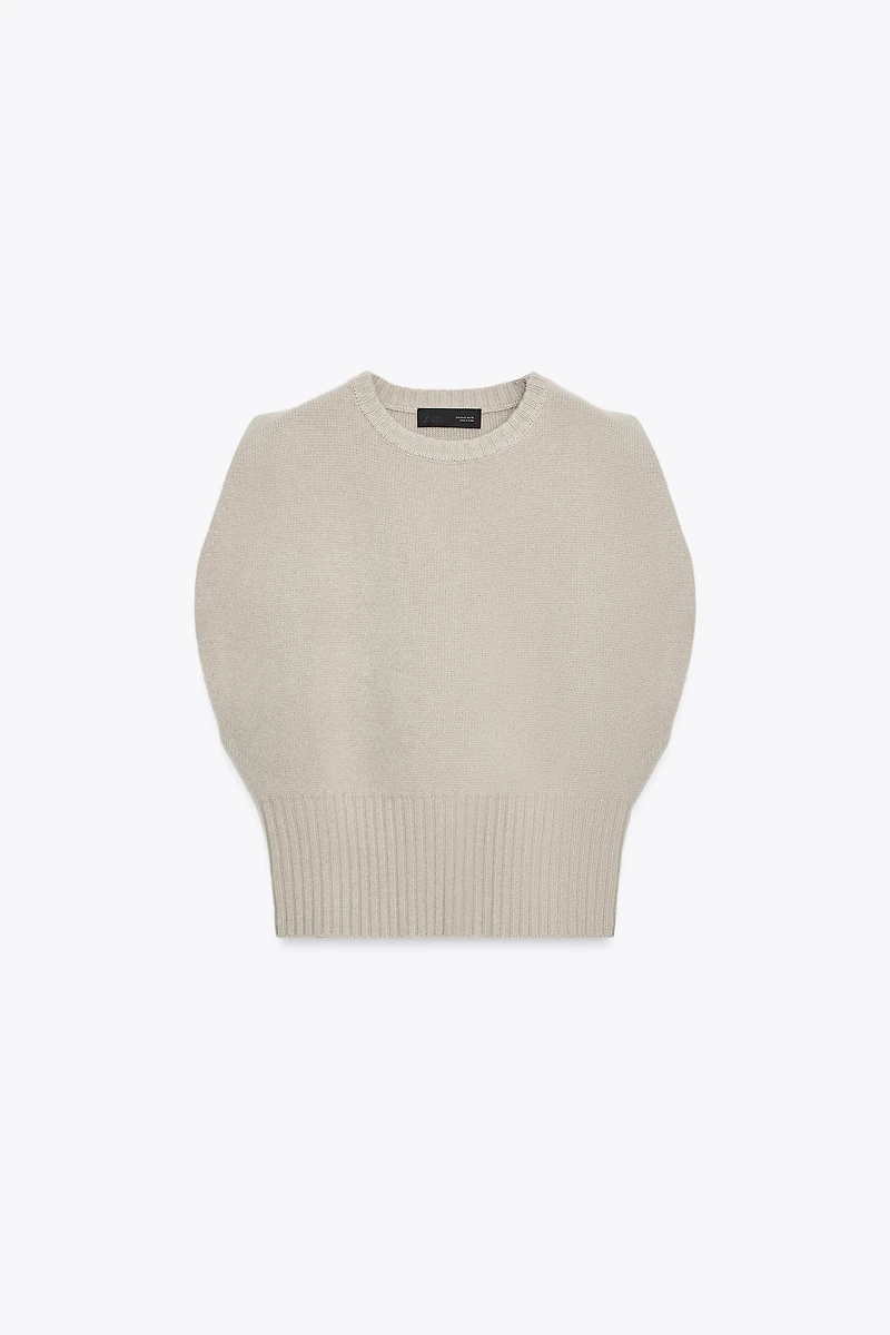 GILET EN MAILLE LAINE