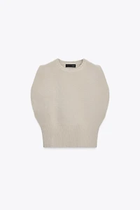GILET EN MAILLE LAINE