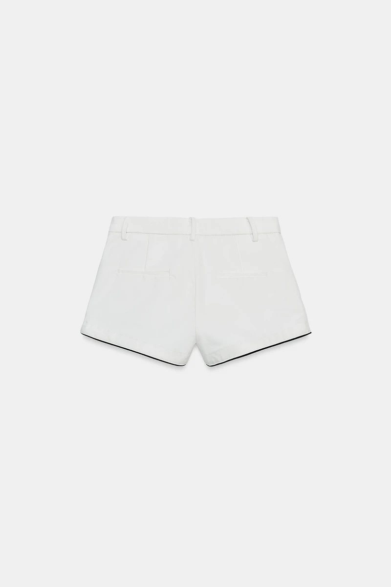 SHORT EN JEAN À PINCES ZW COLLECTION