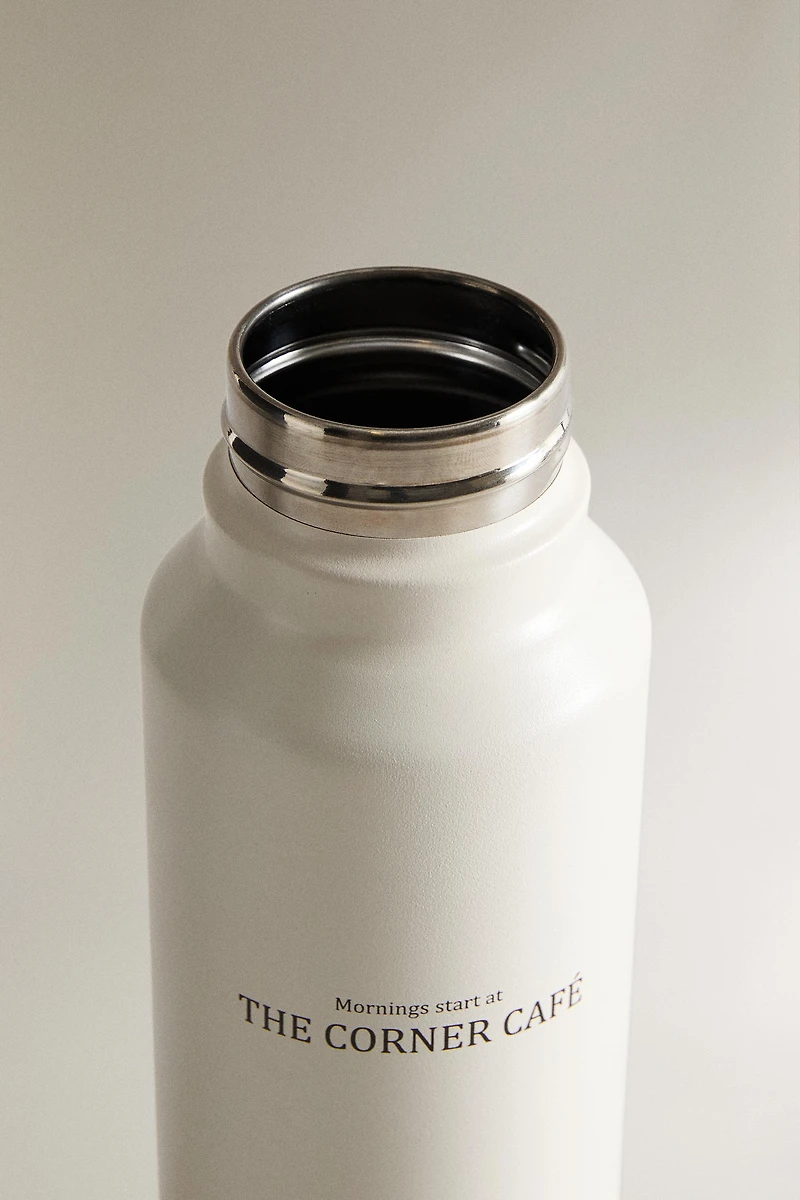"THE CORNER CAFÉ" STAINLESS bottle