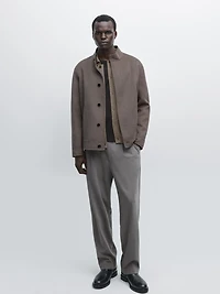 Wool blend jacket