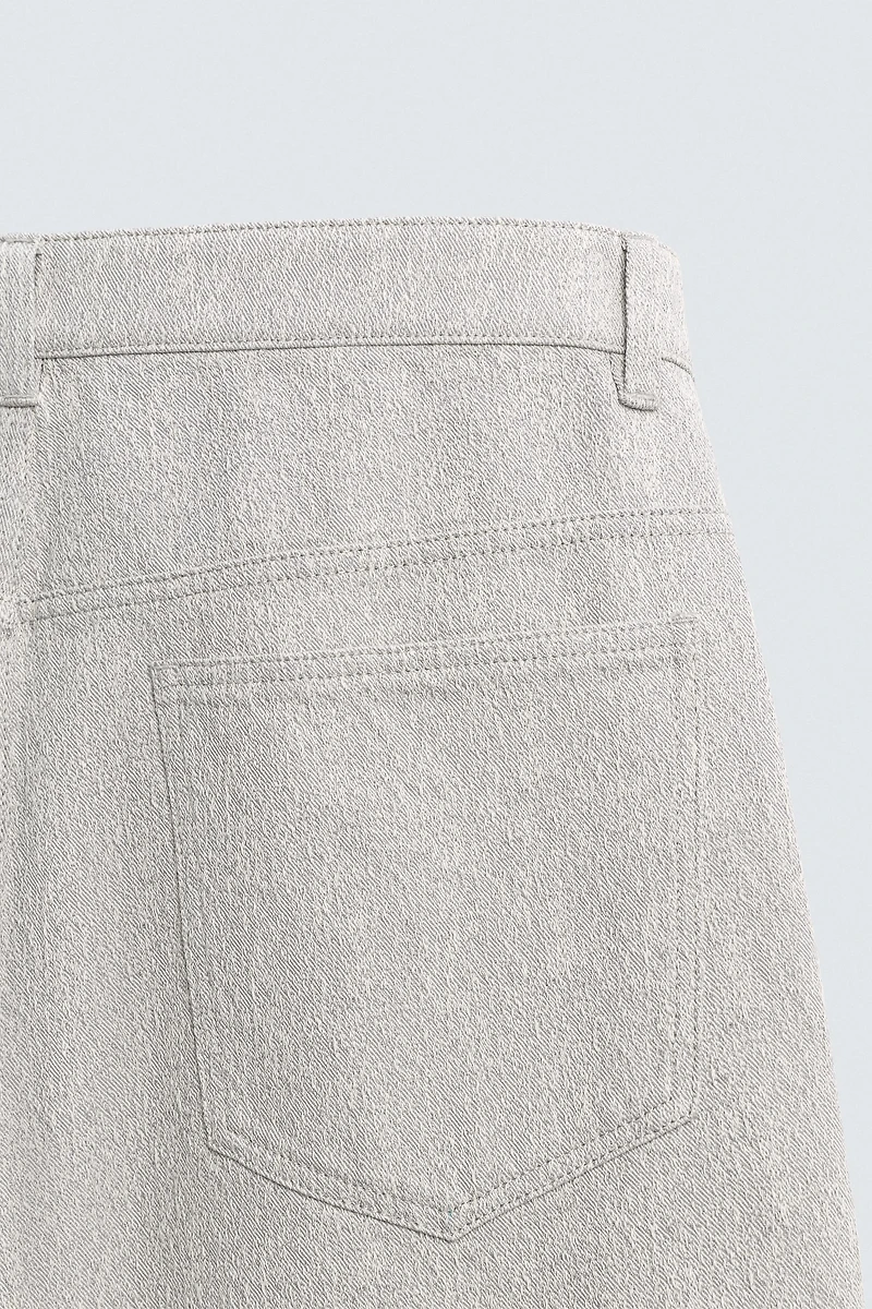 PANTALON STRAIGHT FIT JACQUARD