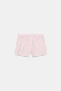 STRIPED POPLIN SHORTS
