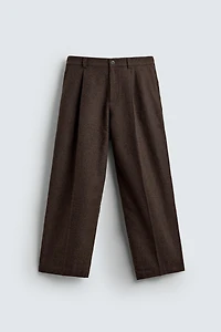 PLEATED BUTTONED PANTS