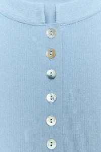 CARDIGAN WITH PUFF SLEEVES