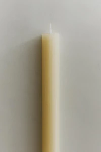SET OF DECORATIVE CYLINDRICAL LONG TAPER CANDLES (SET 4)