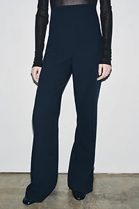 PANTALON TAILLE HAUTE AVEC ZIP ZW COLLECTION