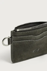 LEATHER CARDHOLDER COIN PURSE