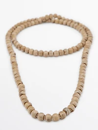 Ceramic bead necklace