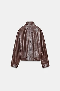 ZW COLLECTION FAUX LEATHER JACKET