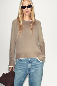 DOUBLE KNIT SWEATER
