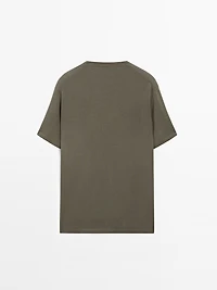 T-shirt en maille 100 % coton