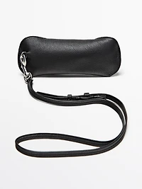 Nappa leather glasses case