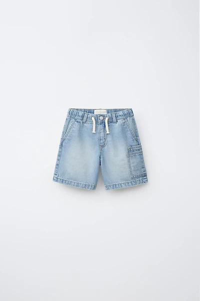 SHORT EN JEAN FLUIDE