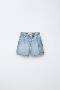 SHORT EN JEAN FLUIDE