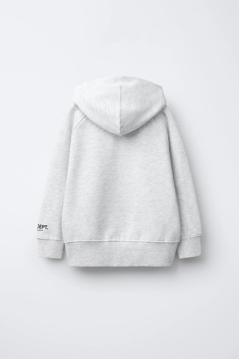 SWEAT EN MOLLETON ZIPP
