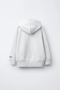 SWEAT EN MOLLETON ZIPP