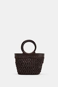 MINI RAFFIA BASKET BAG