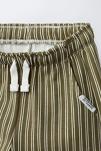 STRIPED PLUSH PANTS