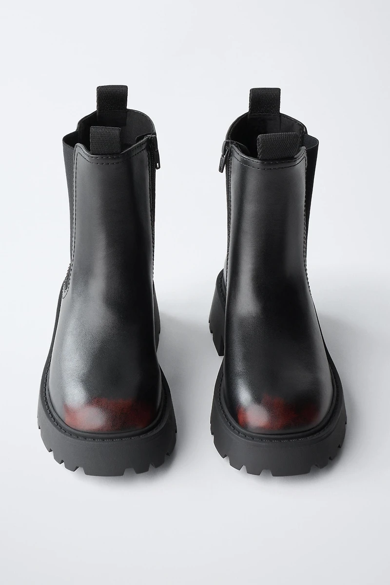 BRUSHED ANKLE BOOTS