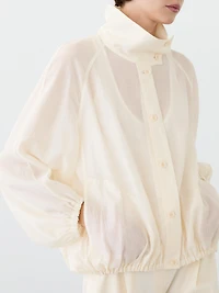 Veste bomber transparente