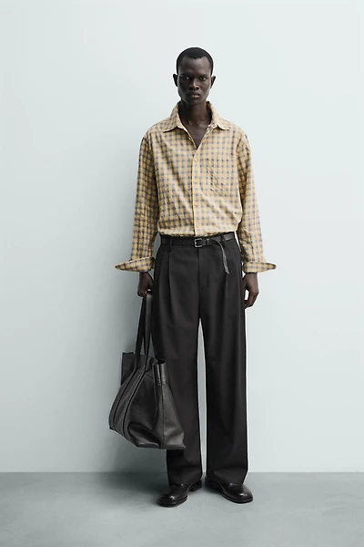 CHEMISE RELAXED FIT À CARREAUX