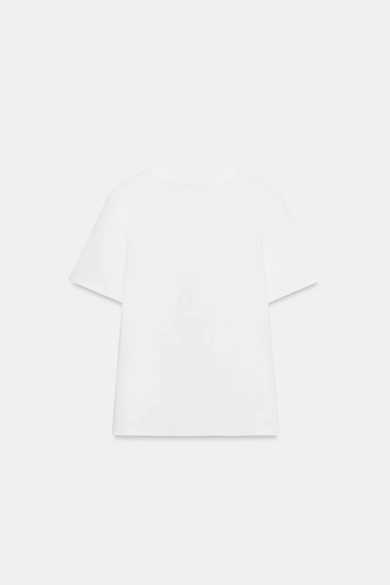 RAISED FLOWER T-SHIRT