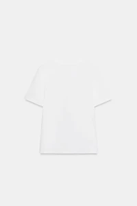 RAISED FLOWER T-SHIRT