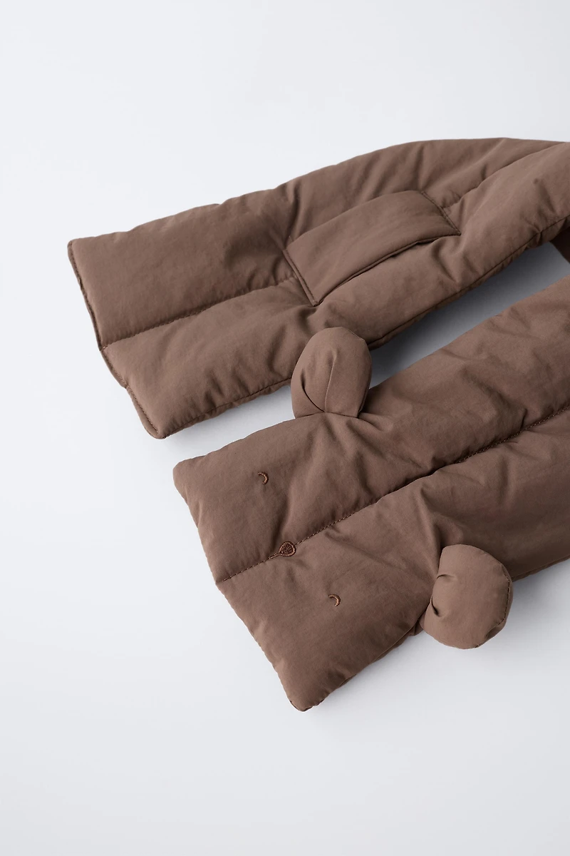 NYLON SCARF WITH EARS