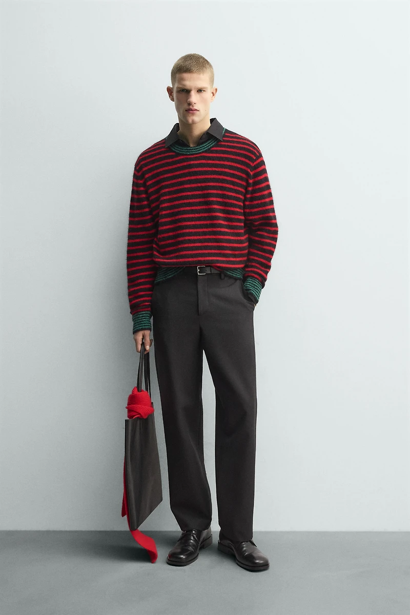 STRIPED JACQUARD JUMPER