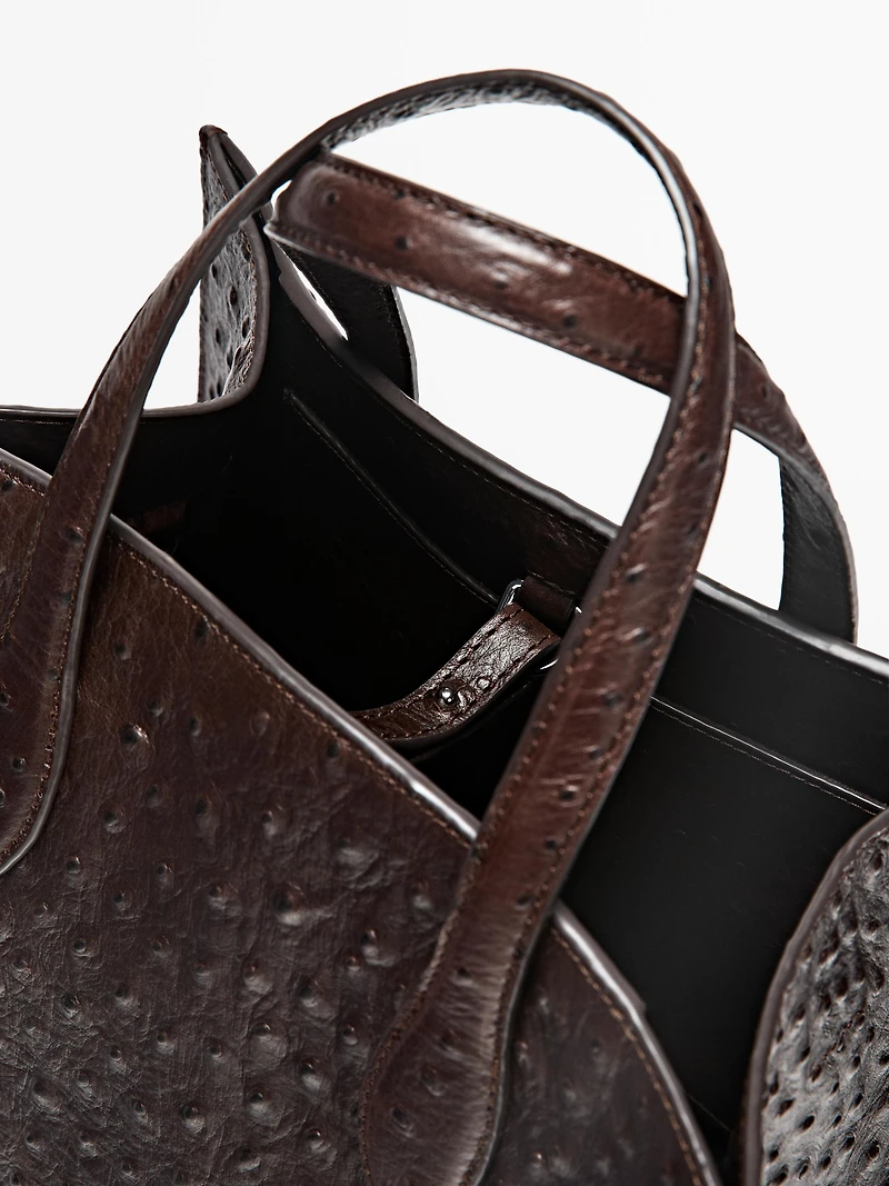 Mini-sac MD ICON en cuir texturé