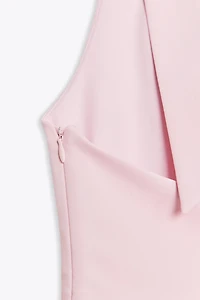 HALTER BACK BOW TOP
