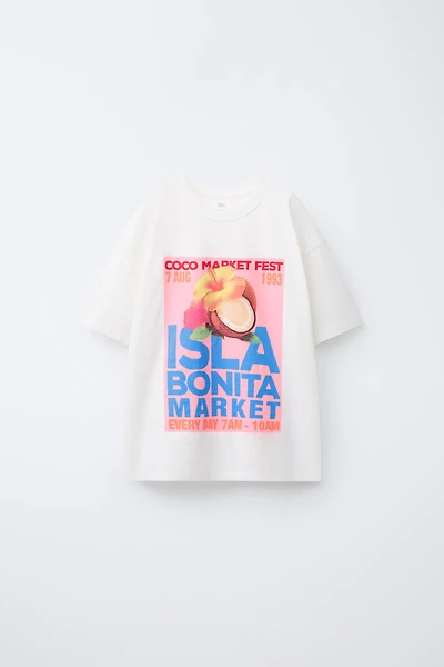 COCONUT PRINT T-SHIRT