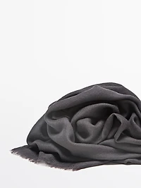 Thin lightweight 100% wool scarf
