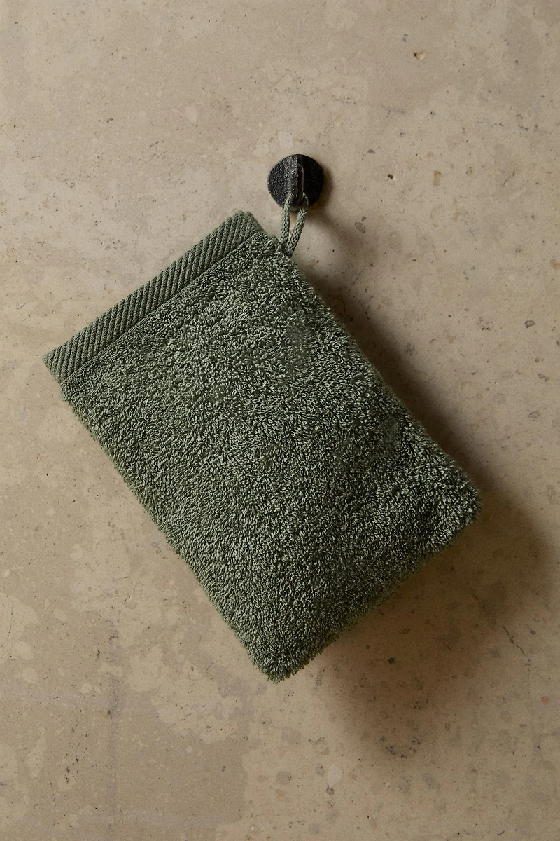 COTTON TERRYCLOTH BATH MITT