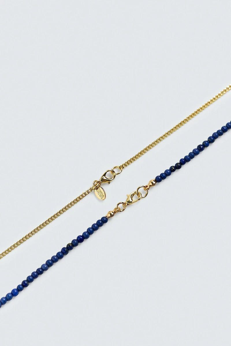 LOT DE 2 COLLIERS ASSORTIS