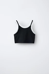 DOUBLE CONTRAST TOP