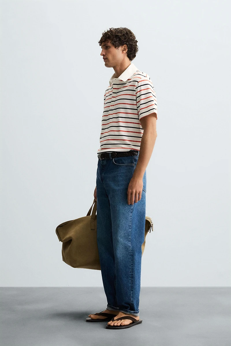 STRIPED POLO SHIRT