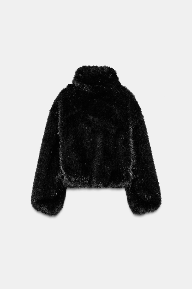 FAUX FUR SHORT COAT