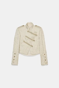 ZW COLLECTION LIMITED EDITION JACQUARD CROPPED JACKET
