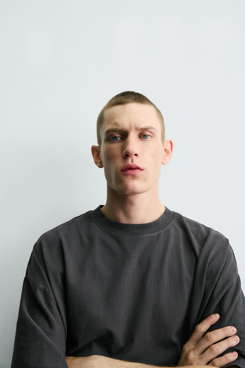 BASIC WASHED T-SHIRT