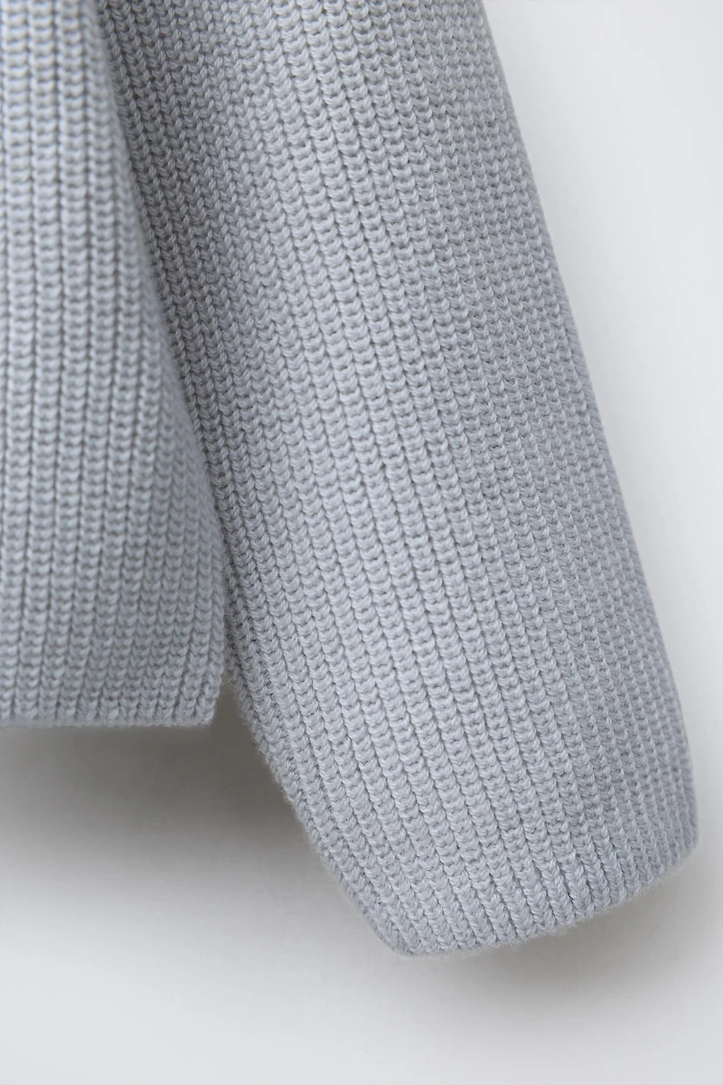 GILET EN MAILLE PERLÉE