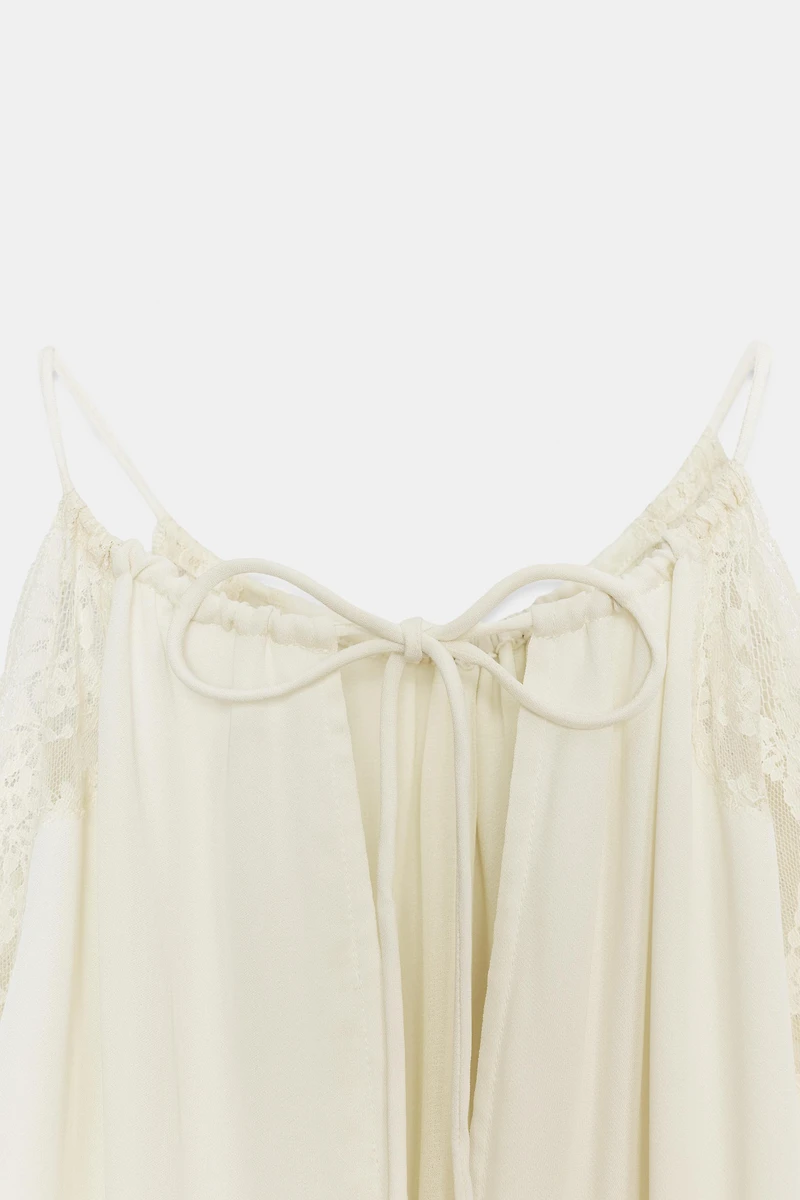 ZW COLLECTION COMBINATION LACE DRESS