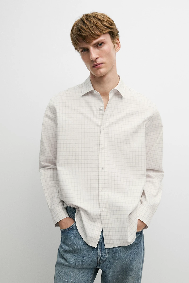 100% Cotton Regular Fit Check Shirt