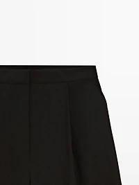 Technical fabric Bermuda shorts