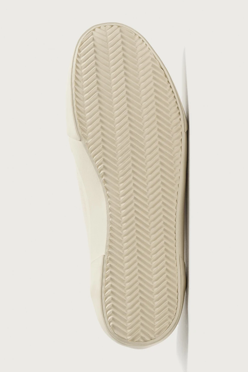 LEATHER MIXED MATERIAL SNEAKERS